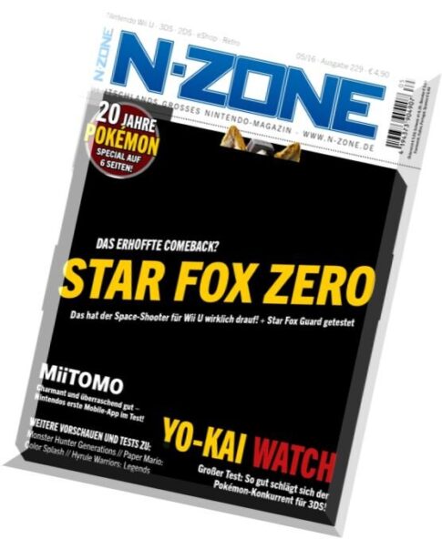 N-Zone Magazin – Mai 2016