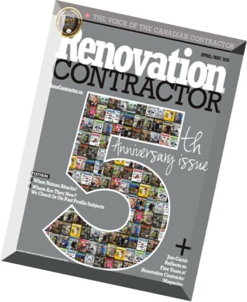 Renovation Contractor – April-May 2016