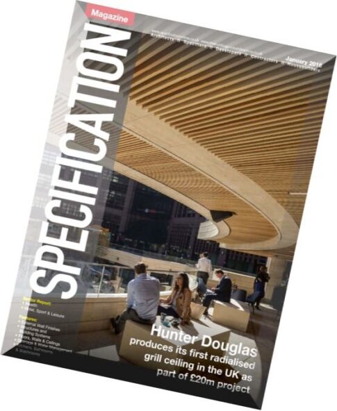 Specification Magazine — January 2016