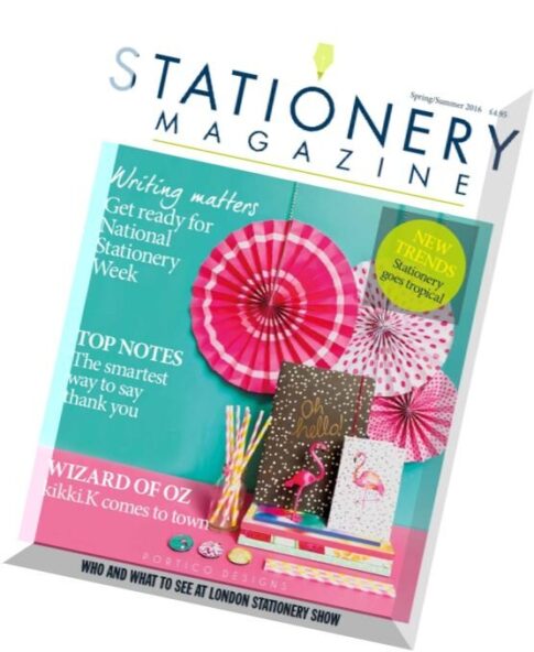 Stationery Magazine — Spring-Summer 2016