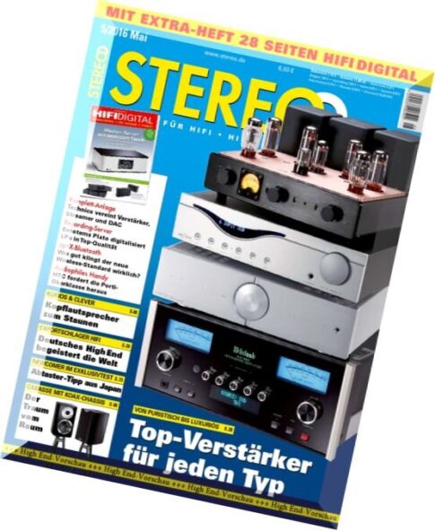 Stereo Magazin — Mai 2016