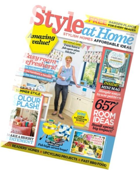 Style at Home UK – July 2016