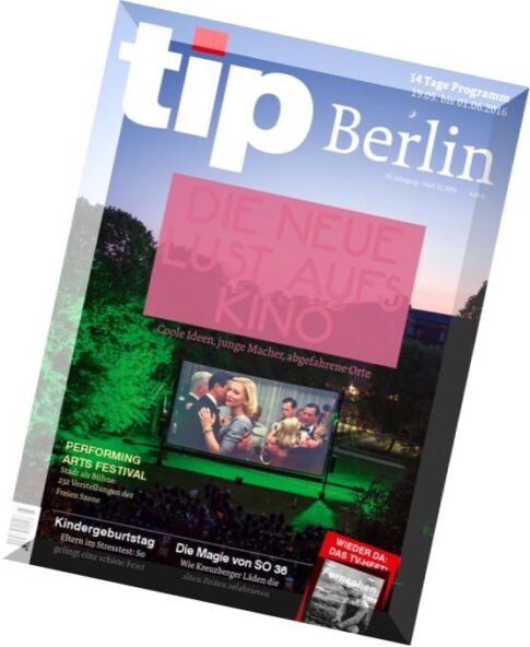 Tip Berlin — Nr.11, 2016