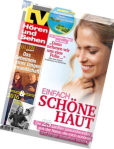 TV Horen und Sehen – 7 Mai 2016