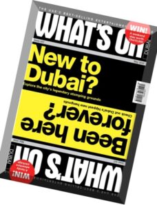 What’s On Dubai – May 2016