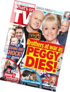 What’s on TV – 14 May 2016