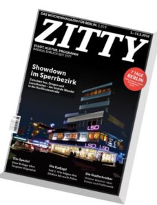 Zitty — 5 Mai 2016