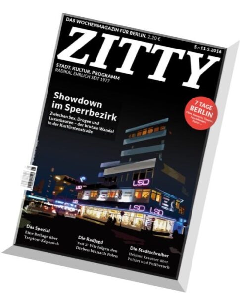 Zitty – 5 Mai 2016
