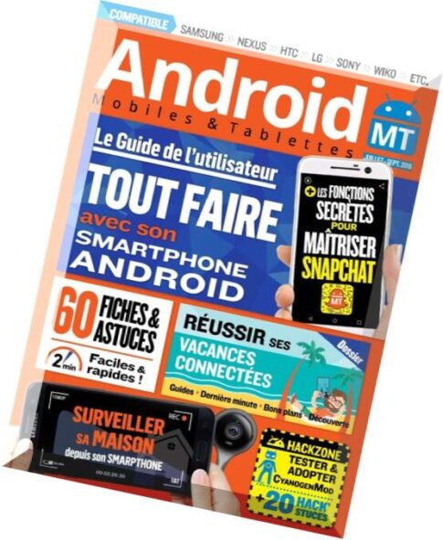 Android Mobiles et Tablettes — Juillet-Aout-Septembre 2016