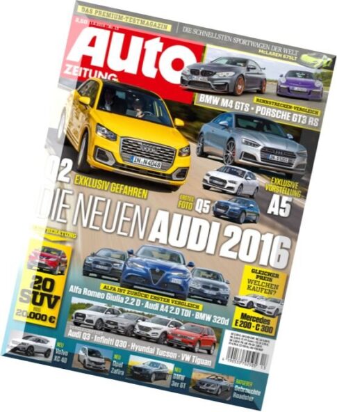 Auto Zeitung – 1 Juni 2016