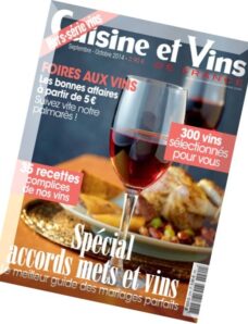 Cuisine et Vins de France – Hors Serie – Septembre-Octobre 2014