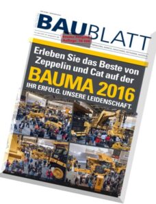 Deutsches Baublatt – Marz-April 2016
