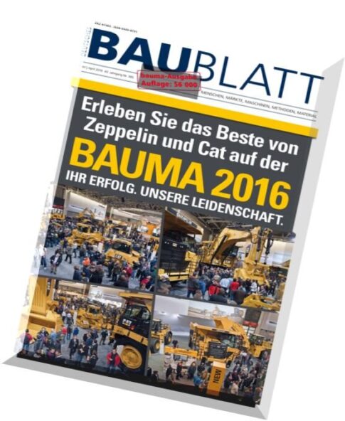 Deutsches Baublatt — Marz-April 2016