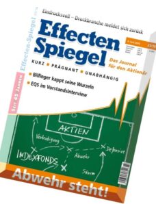 Effecten Spiegel – 9 Juni 2016