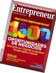 Entrepreneur Mexico — Junio 2016