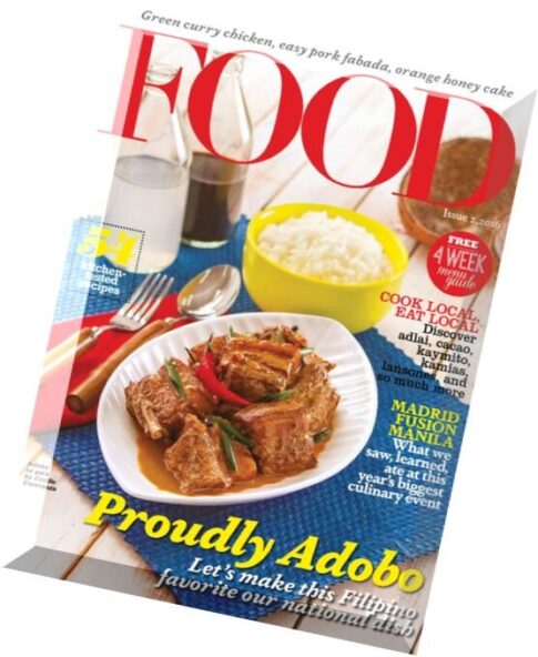 Food Magazine Philippines — Issue 2, 2016