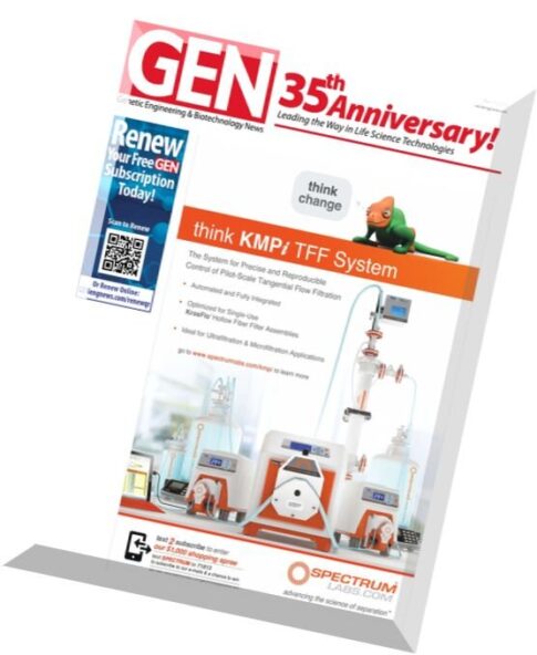 Genetic Engineering & Biotechnology News – 15 May 2016