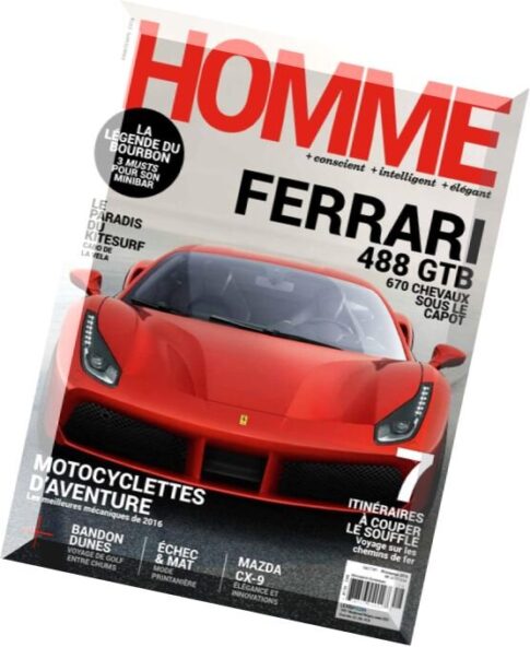 Homme Magazine — Printemps 2016