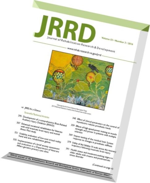 JRRD — Volume 53 Issue 3 2016