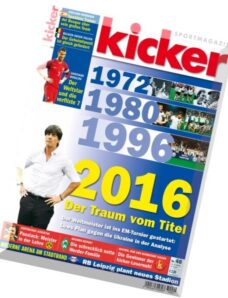 Kicker – 13 Juni 2016