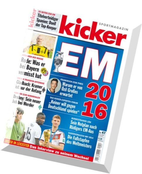 kicker – Nr.47, 9 Juni 2016