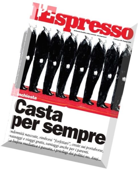 L’Espresso – 23 Giugno 2016