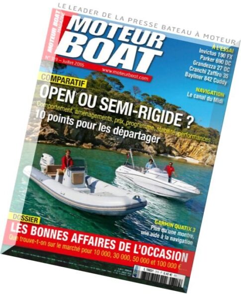 Moteur Boat — Juillet 2016