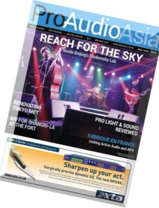 Pro Audio Asia – May-June 2016