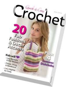 Quick & Easy Crochet – June 2016