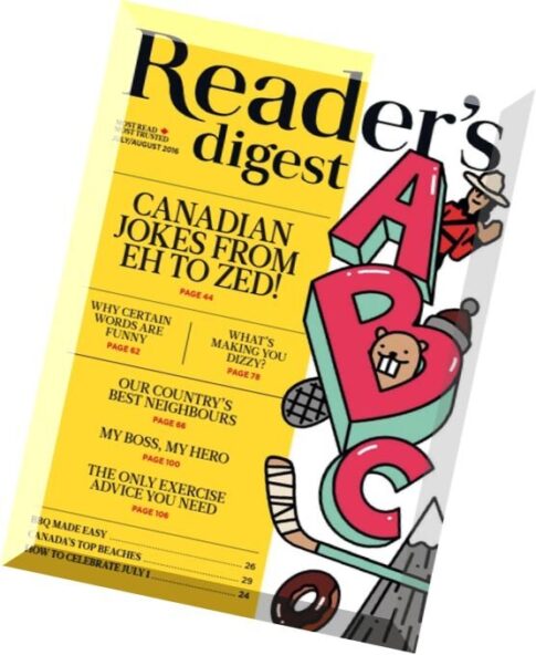 Reader’s Digest Canada – July-August 2016