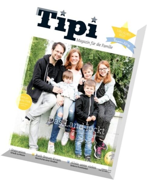 Tipi — Magazin fur die Familie — Sommer 2016