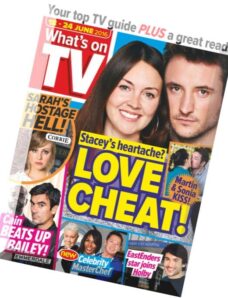 What’s on TV – 18 June 2016