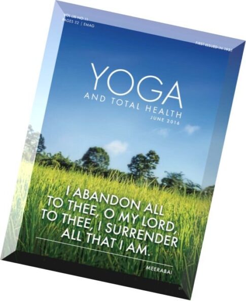 Yoga and Total Health — June 2016