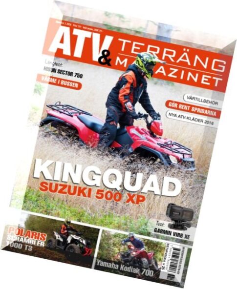ATV & Terrang Magazinet — Nr.2, 2016