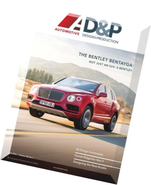 Automotive Design and Production – July 2016