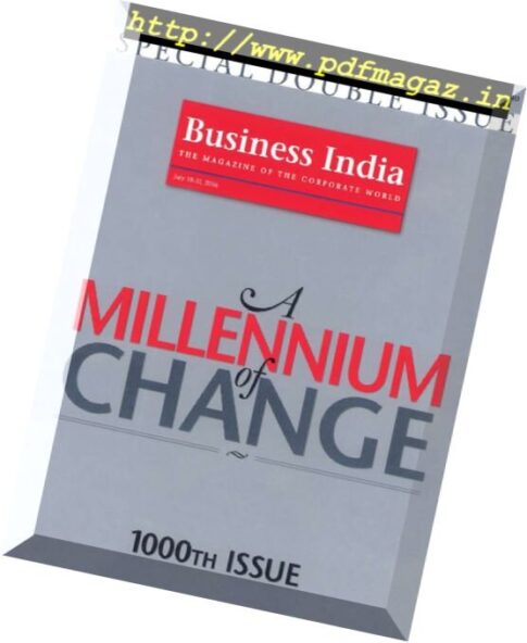 Business India — 18-31 July 2016