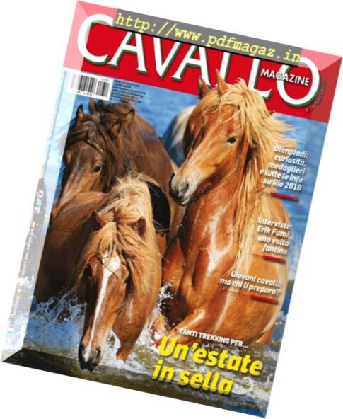 Cavallo Magazine – Agosto 2016