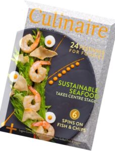 Culinaire Magazine — July-August 2016