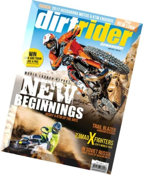 Dirt Rider Downunder – August 2016