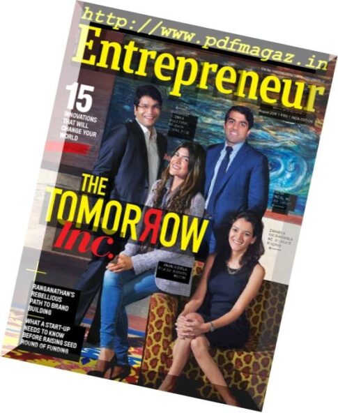 Entrepreneur India – August 2016
