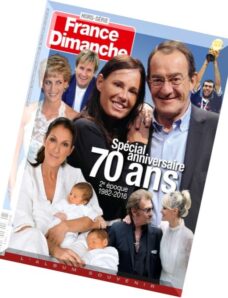 France Dimanche — Hors Serie — Juillet 2016