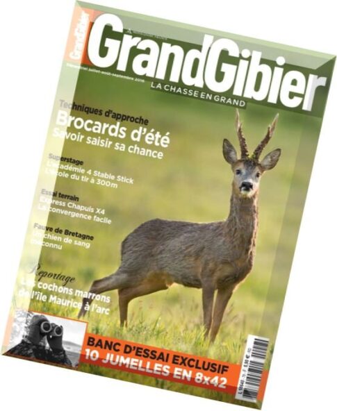 Grand Gibier – Juillet-September 2016