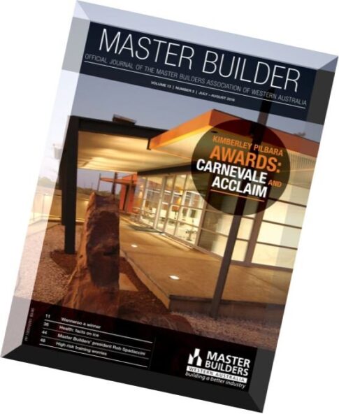 Master Builders Western Australia – July-August 2016