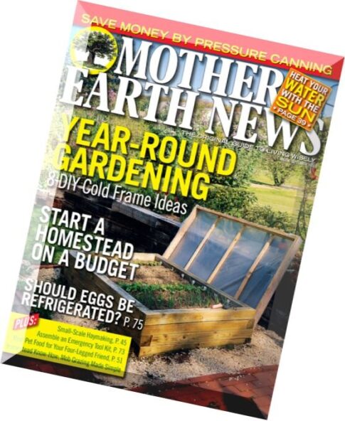 Mother Earth News — August-September 2016