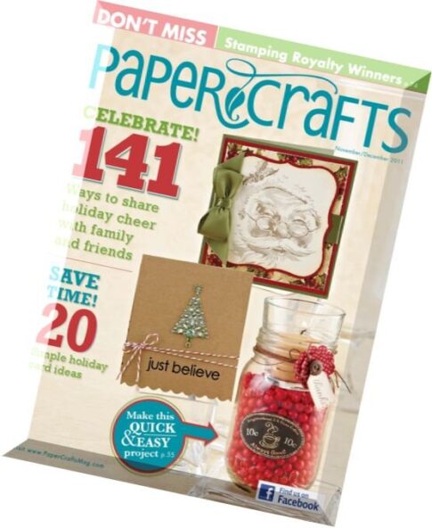 Paper Crafts — November-December 2011