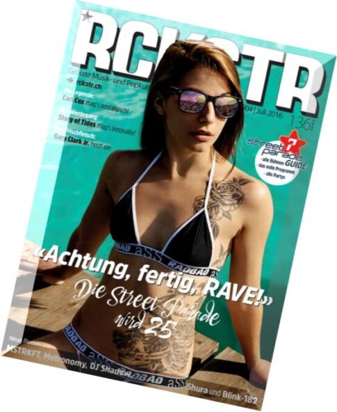 RCKSTR Magazine — Juli 2016