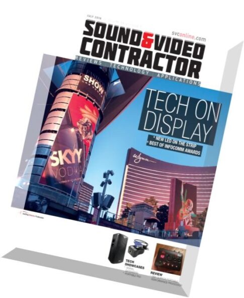 Sound & Video Contractor — July 2016