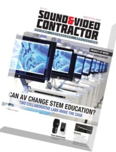 Sound & Video Contractor – May 2016