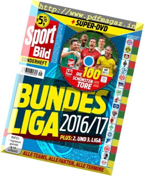 Sport Bild — Bundesliga 2016-17