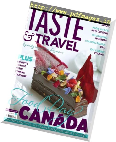 Taste and Travel International – Summer 2016